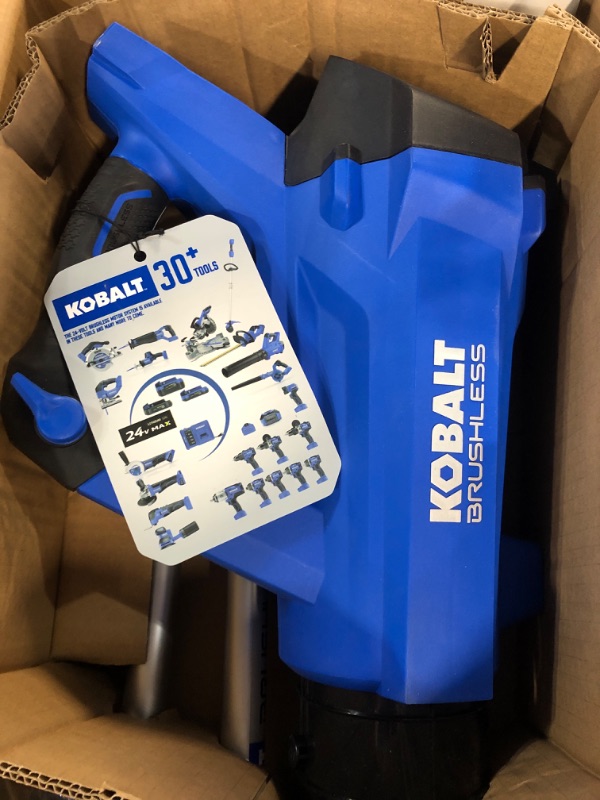 Photo 4 of (READ NOTES) Kobalt 2-Piece 24-Volt Max Cordless Power Equipment Combo Kit
