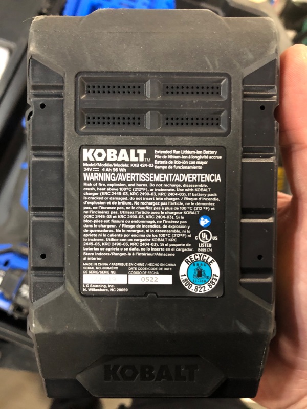 Photo 3 of (READ NOTES/SEEPHOTOS) Kobalt XTR 24-volt Max Variable Speed Brushless 1/2-in Drive Cordless Impact Wrench (Battery Included)
