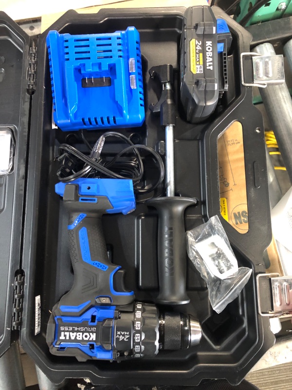 Photo 2 of (READ NOTES/SEEPHOTOS) Kobalt XTR 24-volt Max Variable Speed Brushless 1/2-in Drive Cordless Impact Wrench (Battery Included)
