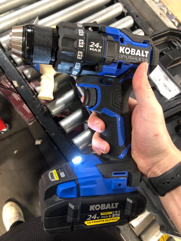 Photo 6 of (READ NOTES/SEEPHOTOS) Kobalt XTR 24-volt Max Variable Speed Brushless 1/2-in Drive Cordless Impact Wrench (Battery Included)
