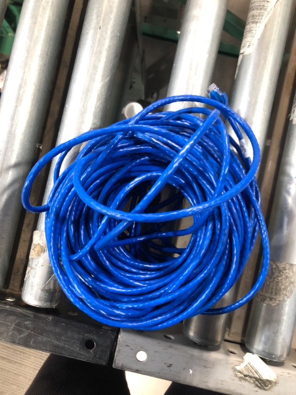 Photo 2 of (READ NOTES) Legrand 100-ft 24 AWG/4 Cat 6 (Ethernet) Indoor Blue Data Cable Coil