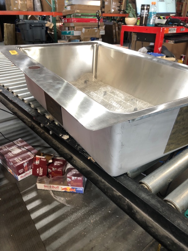 Photo 1 of (READ NOTES) Kohler K-20060-3-NA Verse 33" x 22" Drop-in Single Bowl Kitchen Sink with Three Faucet Holes Stainless Steel
