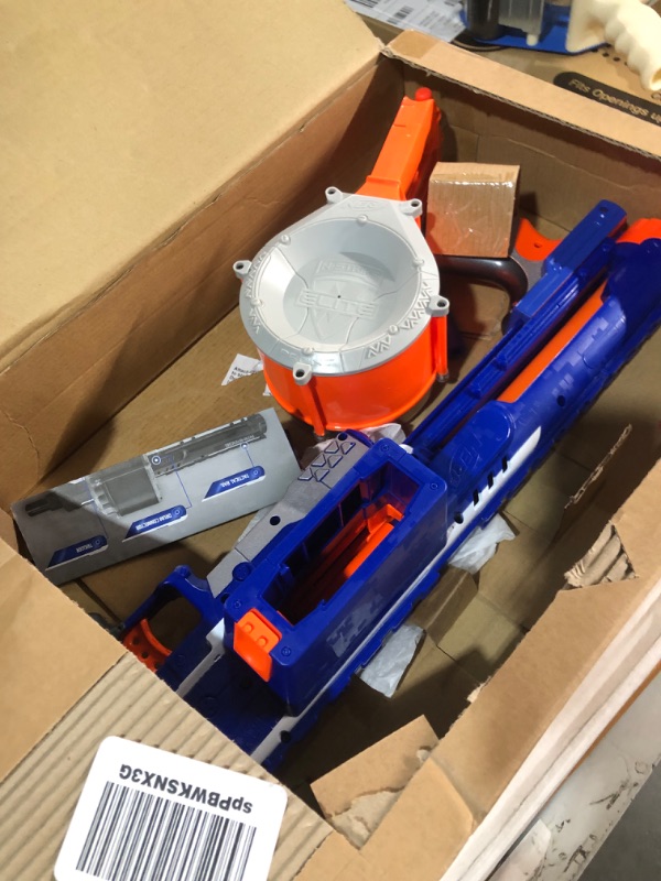 Photo 2 of **DOES NOT FUNCTION**
NERF Rampage N-Strike Elite Toy Blaster with 25 Dart Drum Slam Fire 