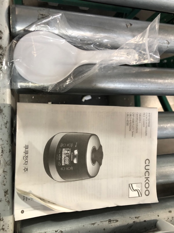 Photo 1 of CUCKOO CRP-HS0657FW | 6-Cup (Uncooked) Induction Heating Pressure Rice Cooker | 11 Menu Options, Stainless Steel