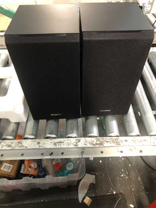 Photo 1 of Sony SSCS5 3-Way 3-Driver Bookshelf Speaker System (Pair) - Black