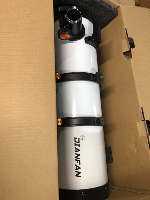 Photo 1 of Telescope 150EQ Astronomical Reflector Telescopes for Adults - Manual Equatorial Telescope for Kids & Beginners.Comes with 2X Barlow Lens Phone Adapter,Stainless Tripod and Moon Filter & Sun Fliter EQ-150P