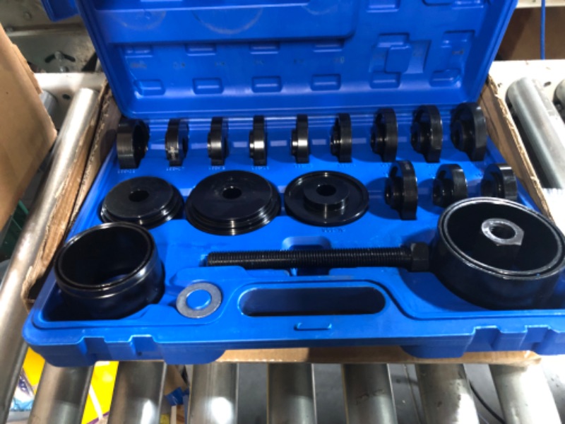 Photo 1 of Orion Motor Tech Master Ball Joint Press Kit, 23pc Ball Joint Press & U Joint Removal Kit with Sockets and Universal Adapters, Heavy Duty Ball Joint Tool Set for Most 2WD 4WD Cars Light Trucks SUVs