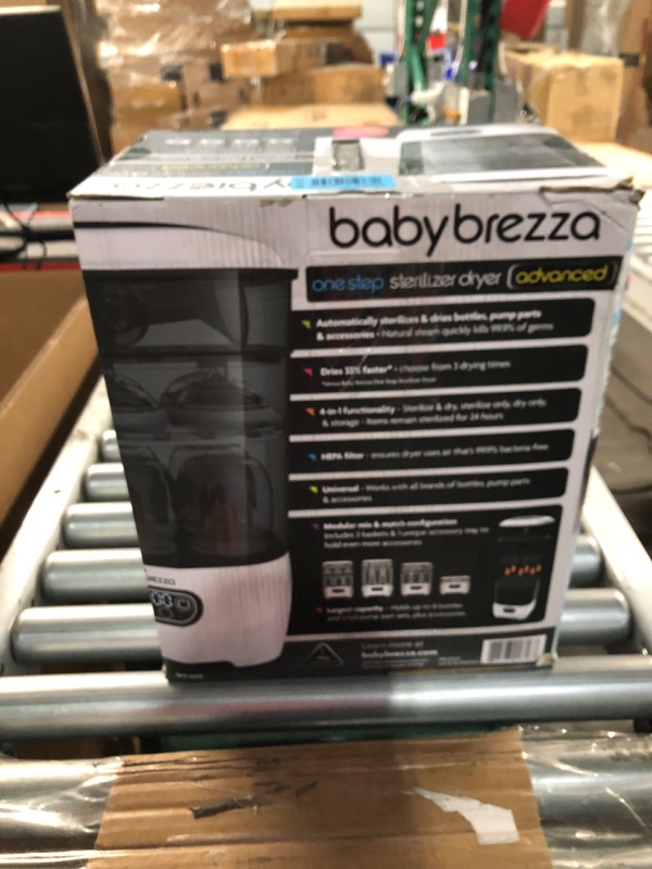 Photo 3 of Baby Brezza Baby Bottle Sterilizer and Dryer Advanced – Electric Steam Sterilization Machine 