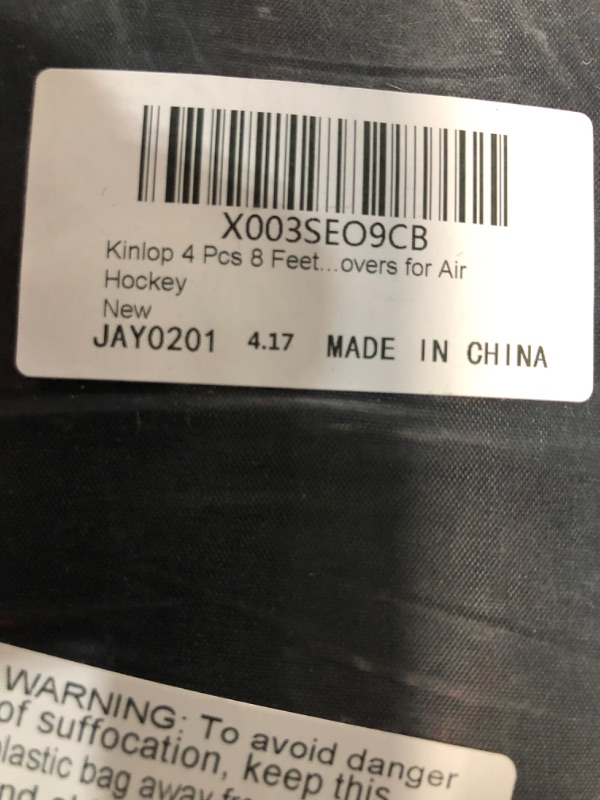 Photo 1 of Kinlop 4 Pcs 8 Feet Billiard Pool Table Cover Pool Table Accessories 100 x 56 x 8 Inch UV Protection Waterproof Cover Heavy Duty Oxford Pool Table Cloth Scratch Resistant Table Covers for Hockey