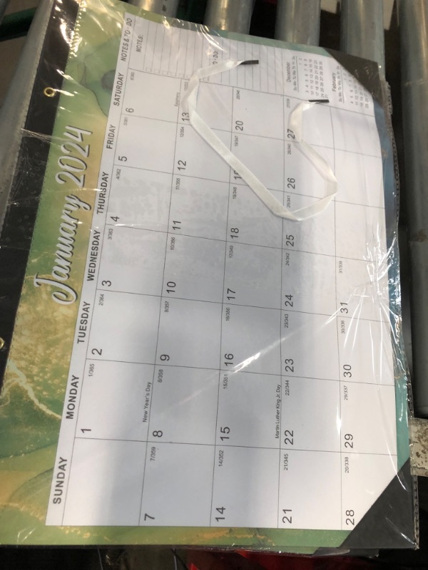 Photo 3 of 2024 Desk Calendar - Large Calendar 2024, January 2024 - June 2025, 17" x 12", 18 Monthly Desk/Wall Calendar 2-in-1, Thick Paper with Corner Protectors, Large Ruled Blocks, To-Do List, 2024 Calendar 2 PACK