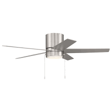 Photo 1 of ****PARTS ONLY****
Harbor Breeze Quonta 52-in Brushed Nickel Integrated LED Indoor Flush Mount Ceiling Fan with Light (5-Blade)
