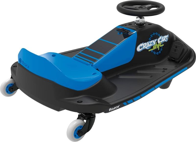 Photo 4 of (READ FULL POST) Razor Crazy Cart Shift for Kids Ages 6+ (Low Speed) 8+ (High Speed) - 12V Electric Drifting Go Kart for Kids - High/Low Speed Switch and Simplified Drifting System, for Riders up to 120 lbs