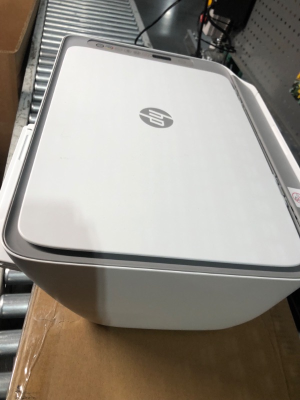 Photo 1 of **PARTS ONLY NO REFUNDS** HP DeskJet 2755e Wireless Color All-in-One Printer with bonus 6 months Instant Ink (26K67A), white
