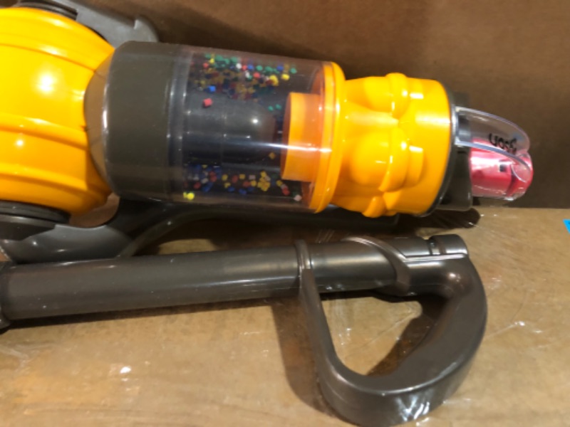 Photo 2 of Casdon Dyson Ball | Miniature Dyson Ball Replica For Children Aged 3+ | Features Working Suction To Add Excitement To Playtime Grey/Yellow