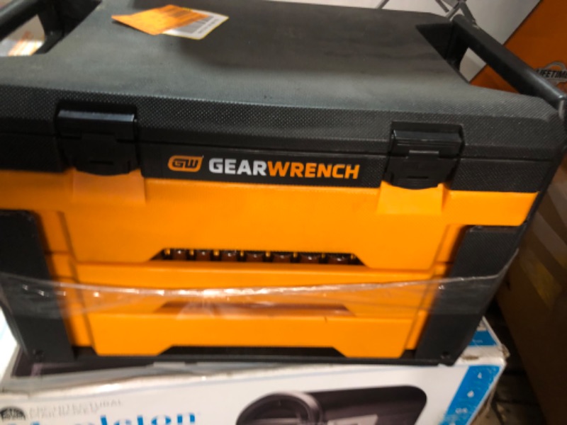 Photo 2 of GEARWRENCH 239 Pc. Mechanics Tool Set in 3 Drawer Storage Box - 80942