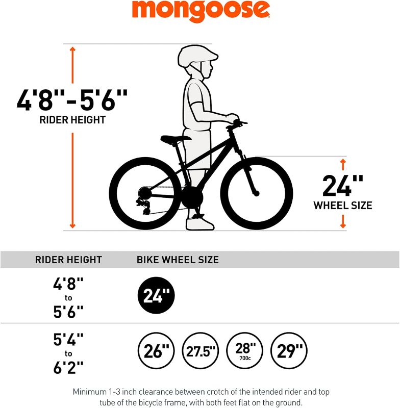 Photo 5 of (READ FULL POST) Mongoose Maxim Girls Mountain Bike, 24-Inch Wheels, Aluminum Frame, 21-Speed Drivetrain, Lavender