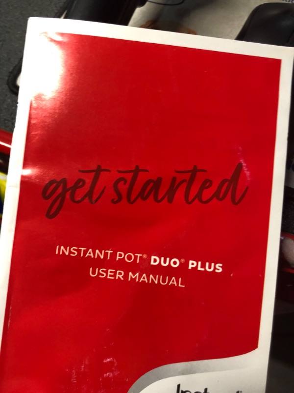 Photo 4 of ***HEAVILY USED AND DIRTY - POWERS ON - UNABLE TO TEST FURTHER***
Instant Pot Duo Plus 9-in-1 Electric Pressure Cooker, Stainless Steel, 6 Quart