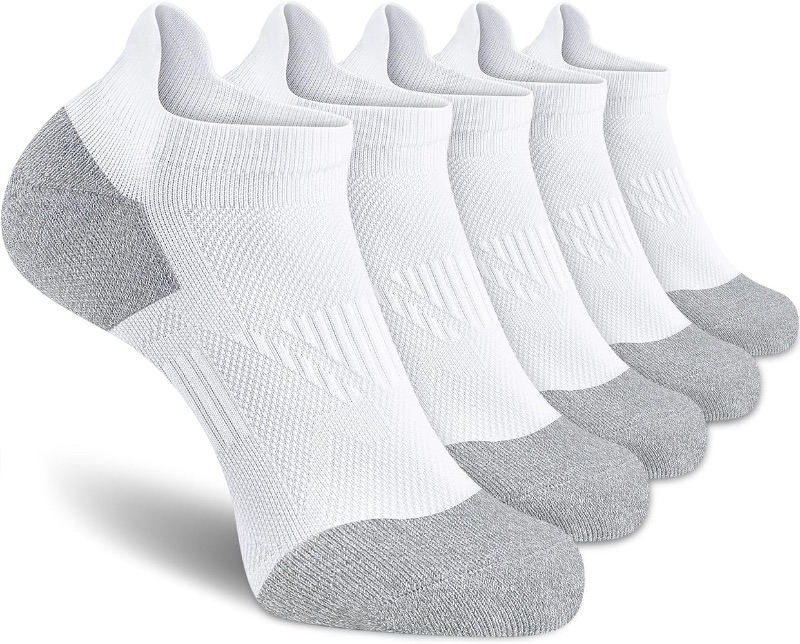 Photo 1 of Ankle Socks Womens Athletic Running Low Cut Compression No Show Cushioned Socks 5-Pairs