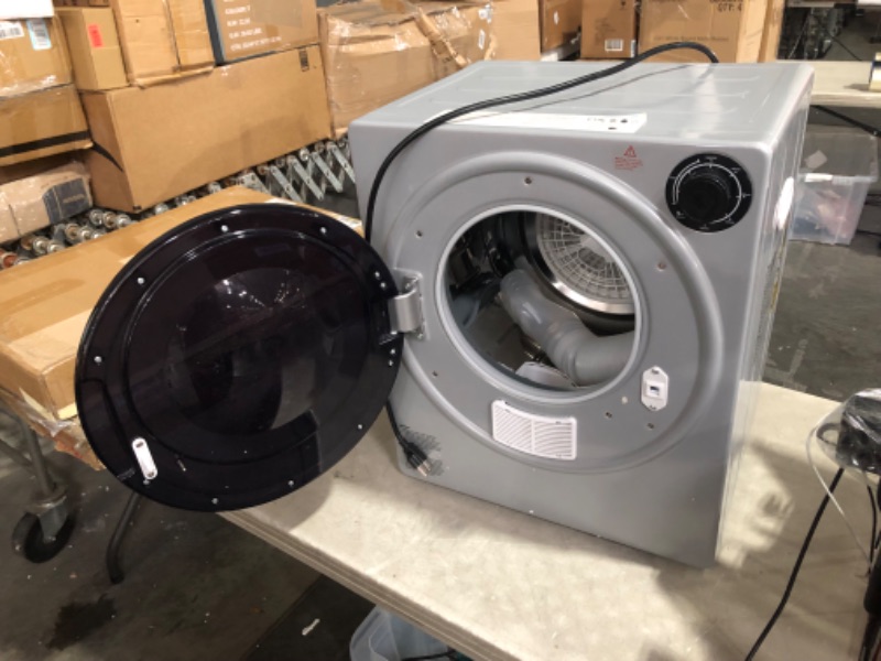 Photo 2 of ***NONREFUNDABLE - NOT FUNCTIONAL - FOR PARTS ONLY - SEE COMMENTS***
CTT Compact Dryer 2.0 cu.ft. Portable Clothes Dryers with Stainless Steel Liner Small Dryer Machine