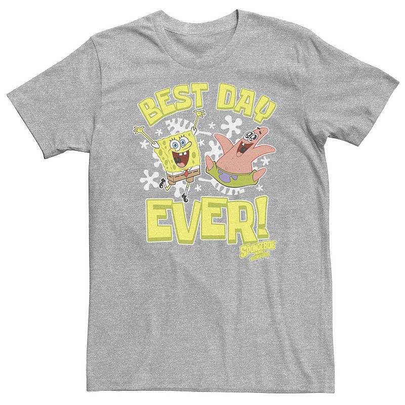 Photo 1 of Big & Tall Best Day Ever Bob and Pat Tee, Men's, Size: 5XL, Med Grey