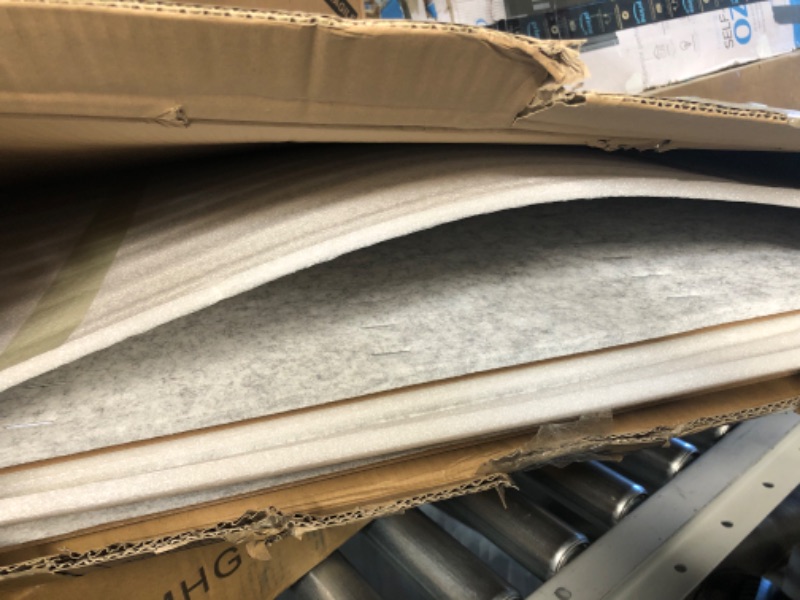 Photo 1 of 2 Pack Wood Wall Panels, 47.2” x 23.6" Wood Slat Wall Panel for Wall and Ceiling, 3D Fluted Wall Panels Wood Panels Wall, Teak 2pcs, 47.2 x 23.6IN Teak