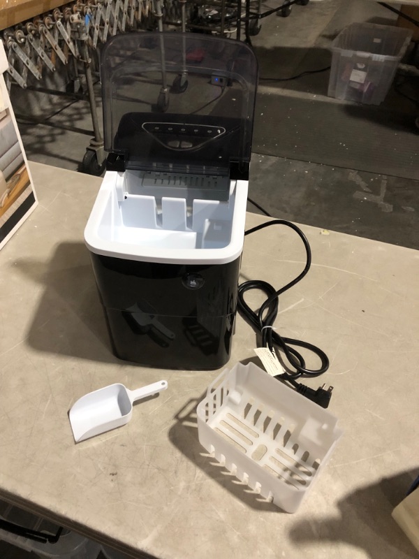 Photo 5 of ***NOT FUNCTIONAL - FOR PARTS ONLY - NONREFUNDABLE - SEE COMMENTS***
Silonn Ice Maker Countertop, 9 Cubes Ready in 6 Mins, 26lbs in 24Hrs, Self-Cleaning