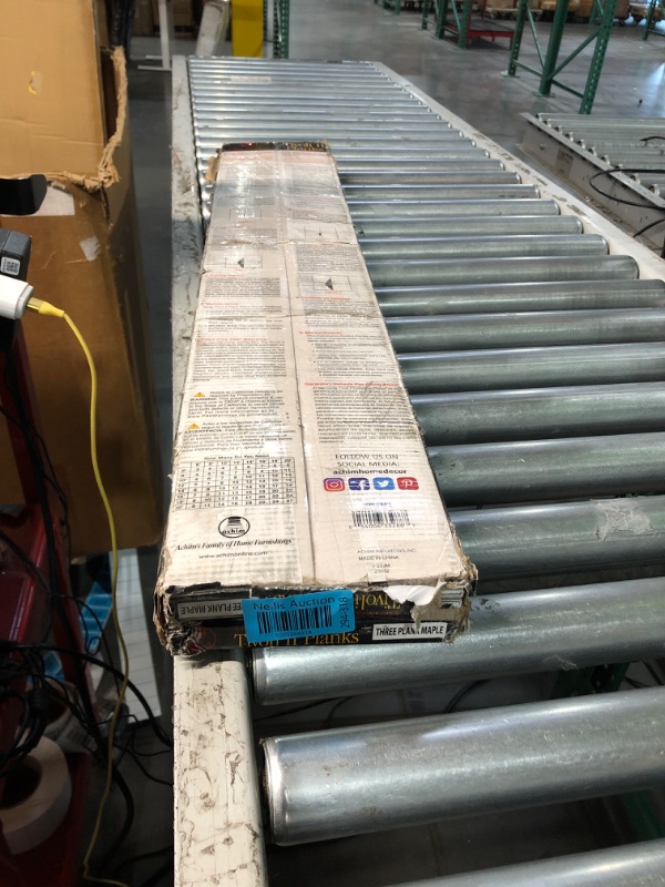 Photo 1 of Tivoli II Self Adhesive Vinyl Floor Planks, 10 Pack - 6" x 36", Maple - Peel & Stick, DIY Flooring - Natural Wood Grain Feel for Kitchen, Dining Room & Bedrooms by Achim Home Decor 10 Planks Maple