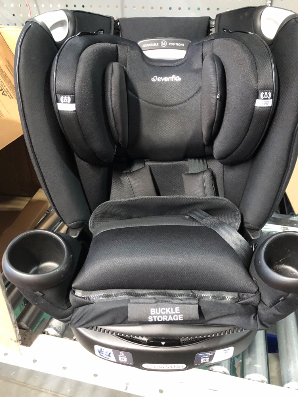 Photo 5 of **READ NOTES, MINOR DAMAGE**
Evenflo Gold Revolve360 Extend All-in-One Rotational Car Seat with SensorSafe (Onyx Black) Revolve Extend Onyx Black