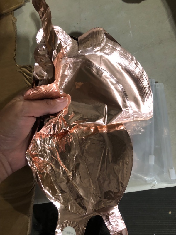 Photo 1 of 3 pack 50 Pcs Rose Gold Point Star Foil Balloons, 26 Inch Star Balloons 4 pcs