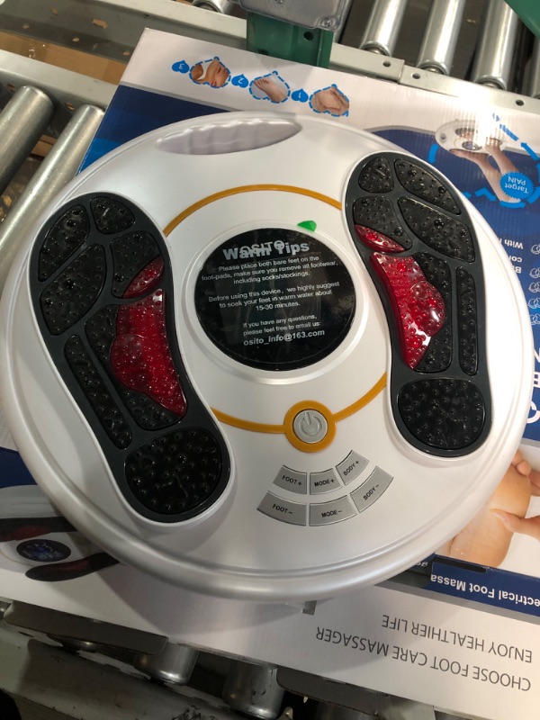 Photo 2 of OSITO Foot Circulation Stimulator Plus EMS & TENS, Foot and Leg Stimulator Massager