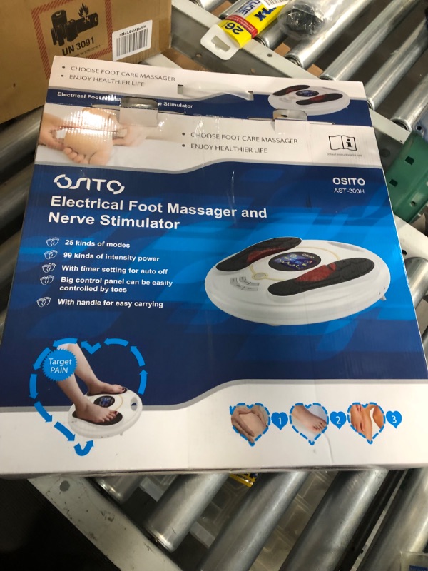 Photo 4 of OSITO Foot Circulation Stimulator Plus EMS & TENS, Foot and Leg Stimulator Massager