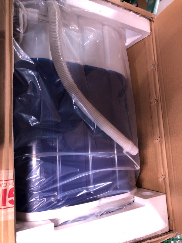Photo 1 of ***HEAVILY USED AND DIRTY - UNABLE TO TEST***
HTTMT- 7LB Capacity Portable Mini Washing Machine w/Spinner Timer Control [P/N: ET-HOME007-BLUE]