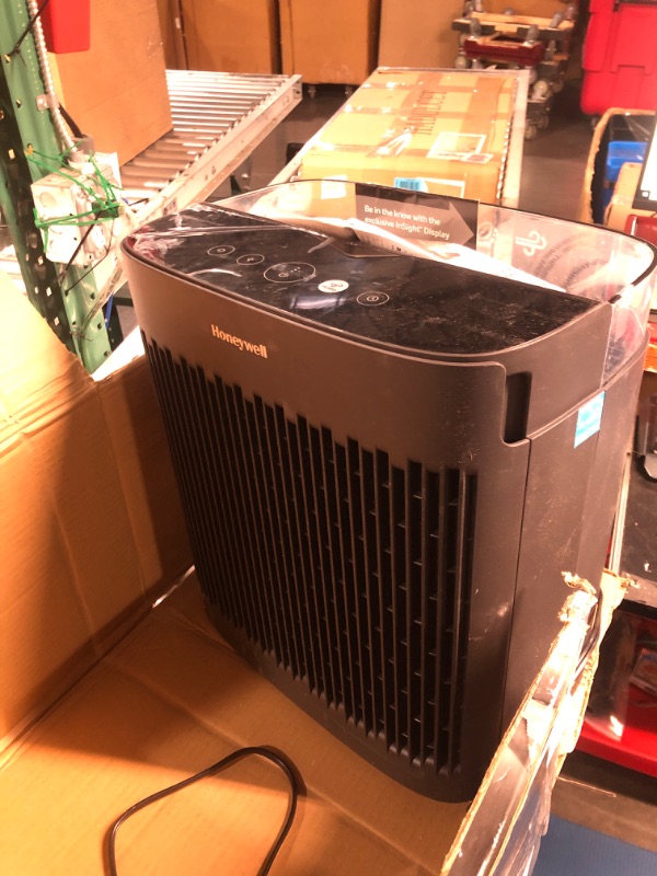 Photo 2 of ***USED - POWERS ON - UNABLE TO TROUBLESHOOT***
Honeywell Power Insight HEPA Air Purifier, Black