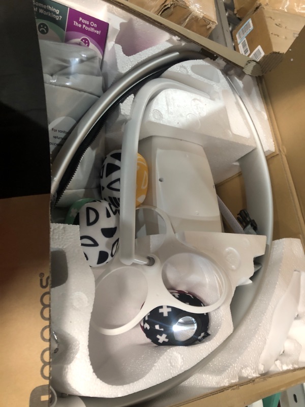 Photo 2 of 4moms MamaRoo Multi-Motion Baby Swing, Bluetooth Baby Swing with 5 Unique Motions, Grey