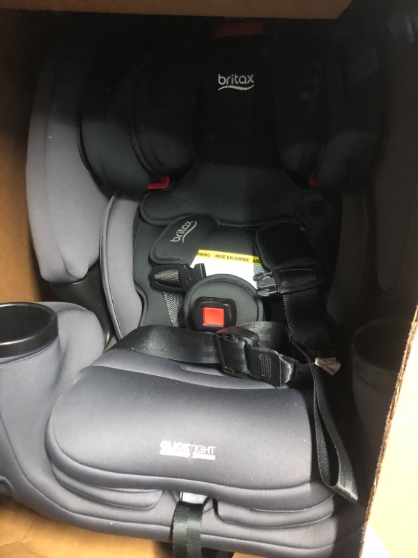 Photo 2 of Britax One4Life Convertible Car Seat, 10 Years of Use from 5 to 120 Pounds, Converts from Rear-Facing Infant Car Seat to Forward-Facing Booster Seat, Machine-Washable Fabric, Onyx Stone