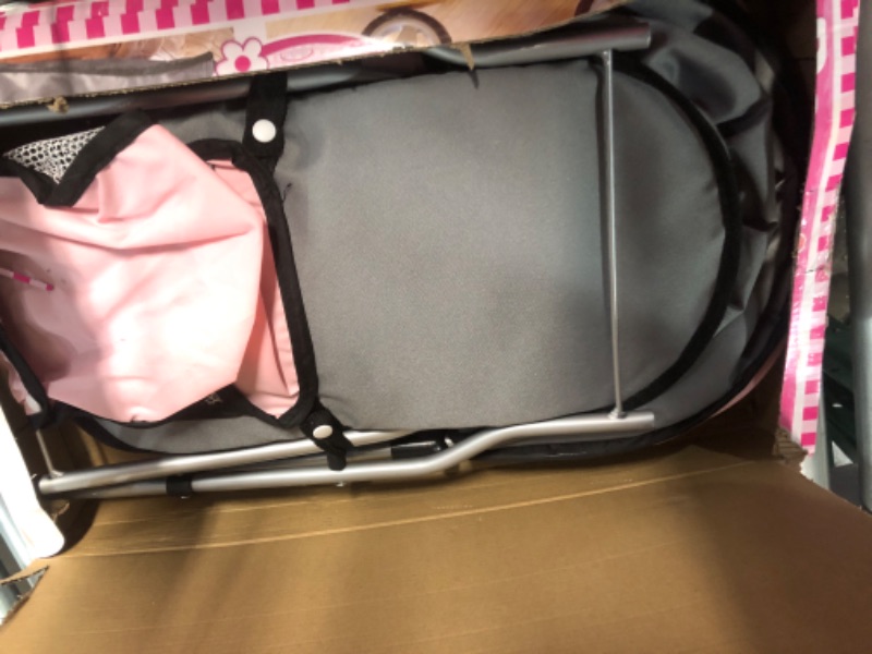 Photo 2 of (READ NOTES) Bambolina: Doll Pram - Adjustable Canopy, Kids Pretend Play, Ages 3+