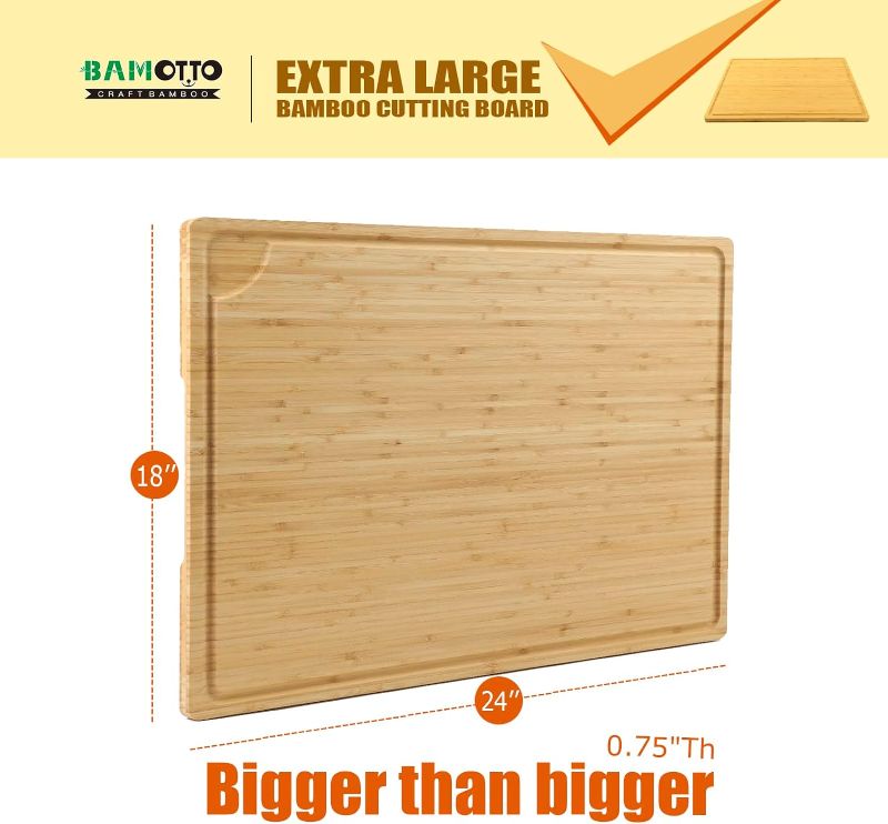 Photo 1 of 24 x 18 Extra Large Bamboo Serving Board