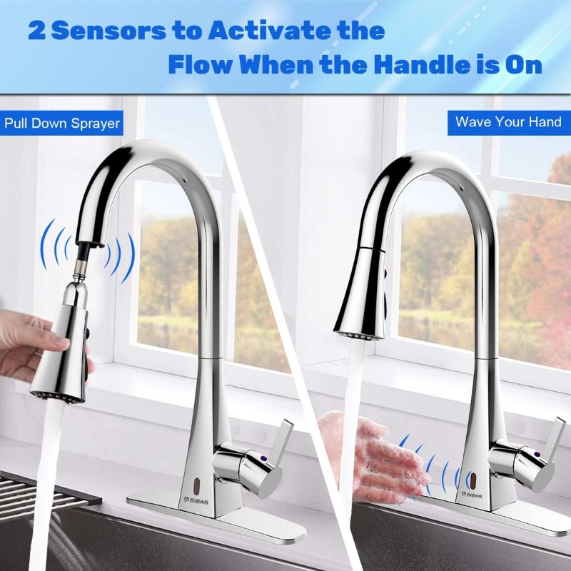 Photo 4 of (READ NOTES) BIEAR Motion Activated Single Handle Kitchen Faucet