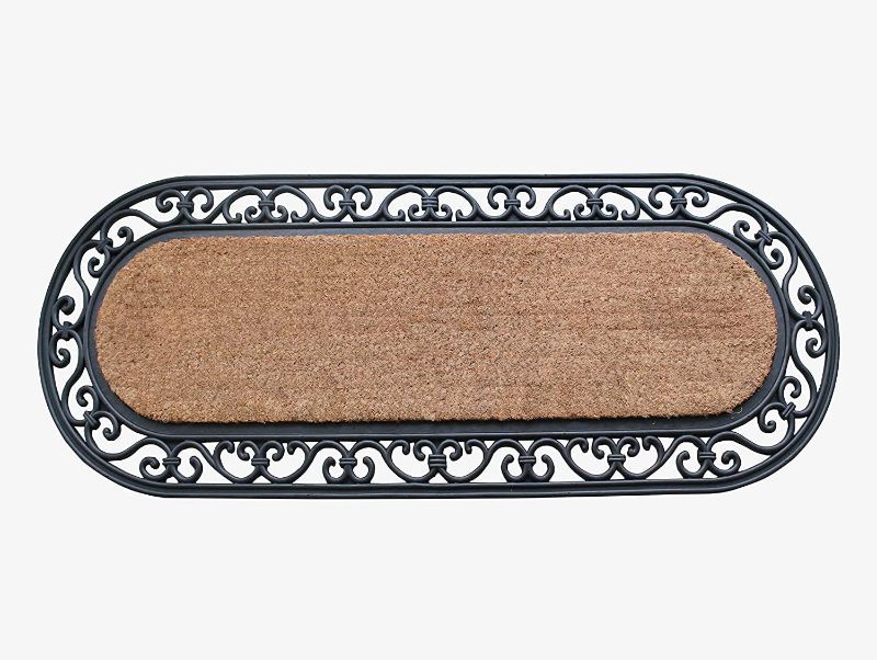 Photo 1 of (READ NOTES) A1 HOME COLLECTIONS Natural Coir and Rubber Large Door Mat, 18x48