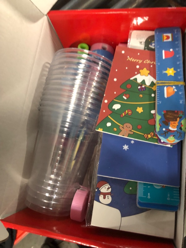 Photo 1 of Atonofun 160 Pcs Christmas Party Favors Christmas School Stationery Gift 