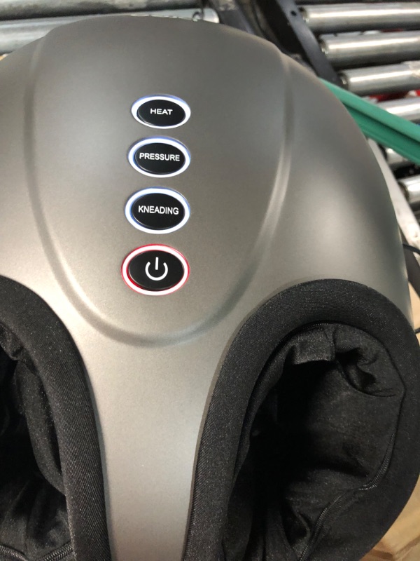 Photo 2 of Breo Foot Massager Machine with Heat, Shiatsu Deep Tissue Kneading, Rolling Massage for Relief, Fits Feet Up to Men 