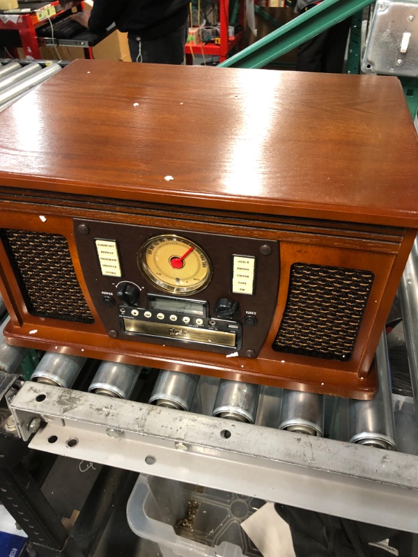 Photo 1 of Victrola Navigator 8-in-1 Classic Bluetooth Record Player with USB Encoding and 3-Speed Turntable Bundle with Victrola 