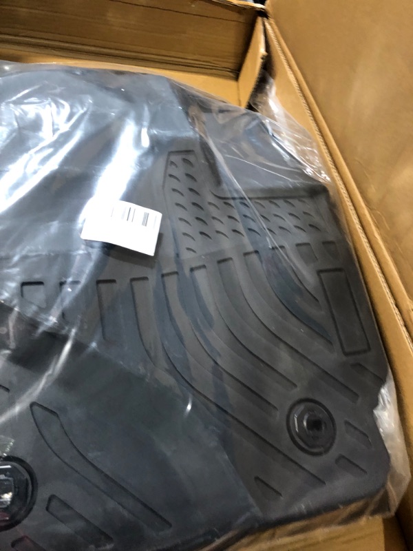 Photo 2 of KELCSEECS Floor Mats for 2014-2019 Toyota Corolla, Waterproof Custom Car Mats, All-Weather Guard with TPE Liners, 