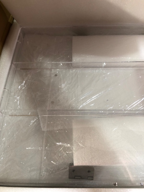 Photo 2 of HODLBIT Bakery Display Case, 3-Tier Removable Clear Acrylic Pastry Display Case with Serving Tong, Commercial 22.2" x 17.52" x 15.95"