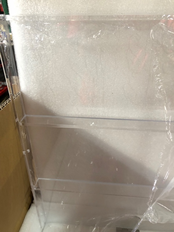 Photo 3 of HODLBIT Bakery Display Case, 3-Tier Removable Clear Acrylic Pastry Display Case with Serving Tong, Commercial 22.2" x 17.52" x 15.95"