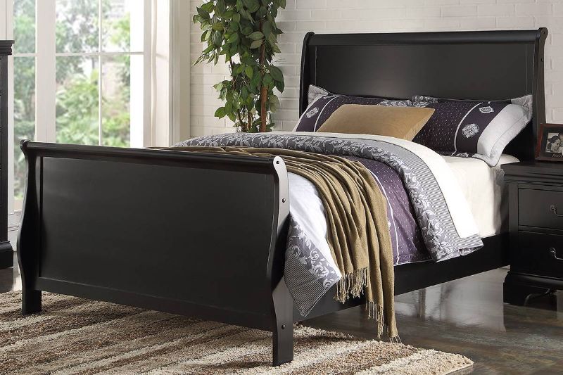 Photo 1 of **STOCK IMAGE IS A REFERENCE ONLY- SEE NOTES** poundex headboard and footboard item number F9230F- 59"L x 1"W x 5.5"H