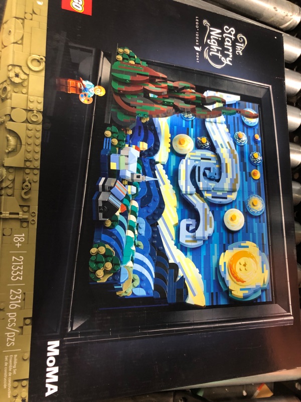 Photo 2 of **FACTORY SEALED**  LEGO Ideas Vincent Van Gogh - The Starry Night 21333 Building Set for Adults (2316 Pieces) Standard Packaging