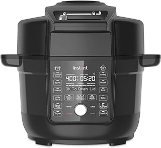 Photo 1 of **LID IS DAMAGED**  Instant Pot Duo Crisp Ultimate Lid, 13-in-1 Air Fryer and Pressure Cooker Combo, 