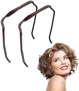 Photo 1 of Curly Hair Headbands Invisible Hair Hoop Pack of 2 Curly Thick Hair Headbands - PACK OF 2 