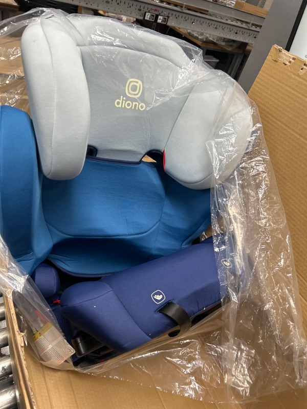 Photo 2 of Diono Cambria 2 XL, Dual Latch Connectors, 2-in-1 Belt Positioning Booster Seat, High-Back to Backless Booster with Space and Room to Grow, 8 Years 1 Booster Seat, Blue 2020 Blue